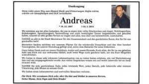 advertentie Andreas